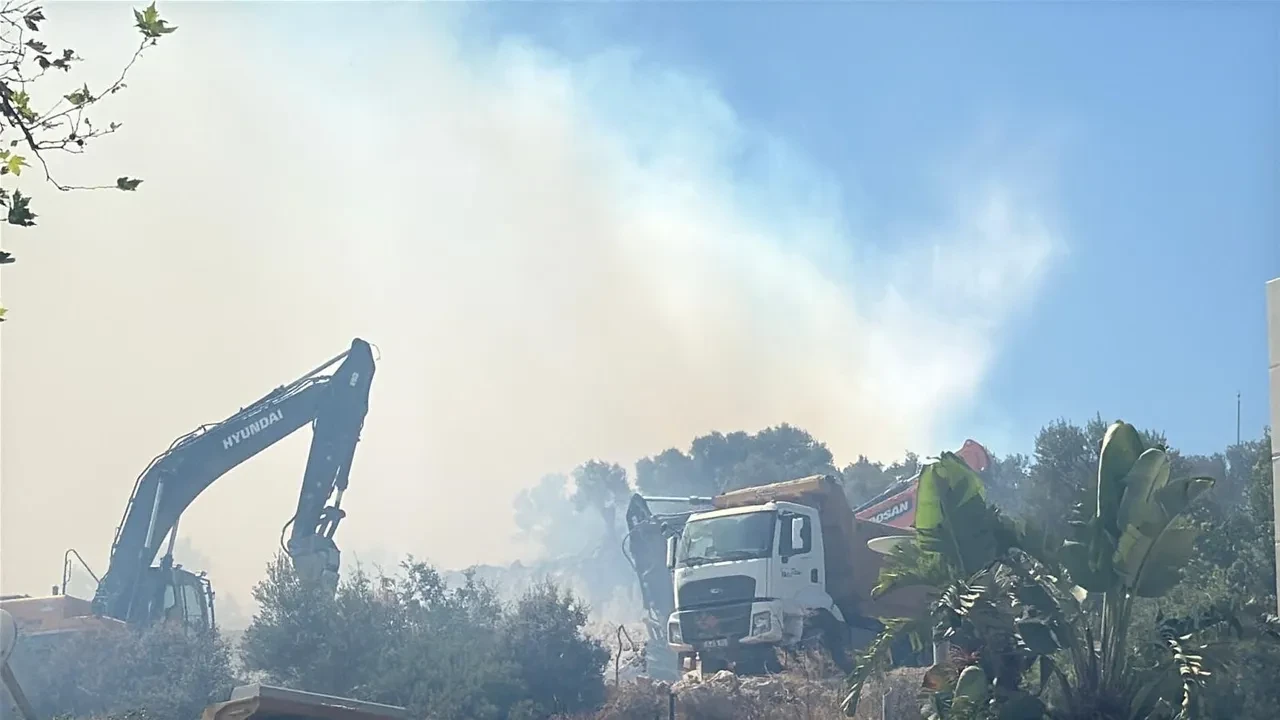 Bodrum yangın son dakika söndürüldü mü? Makilik alanda yangın çıktı