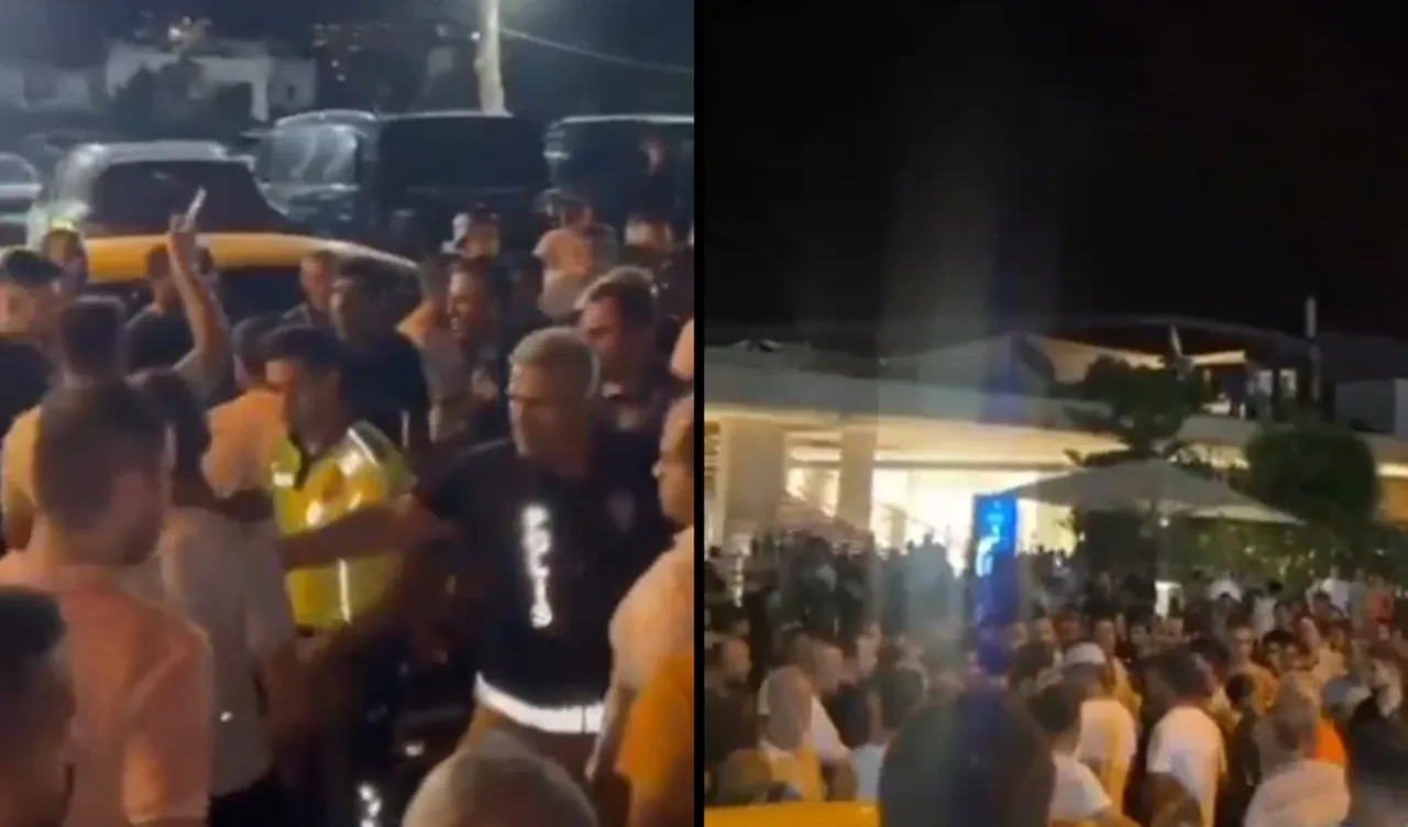 Bodrum'da ortalık karıştı! Taksicilerle VIP minibüs sürücüleri birbirine girdi! 150 taksici yolu kapattı
