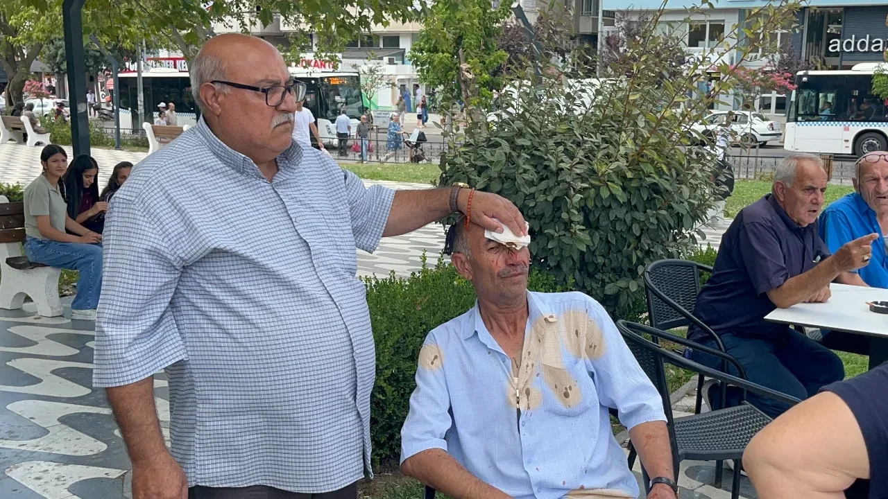 Çay bahçesindeki kavga kanlı bitti! Sandalyeyi tartıştığı adamın kafasında kırdı 