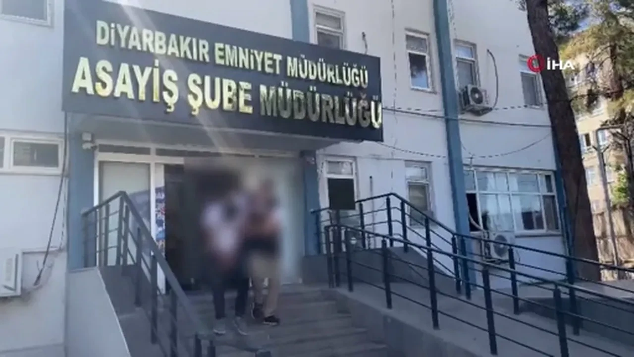 Diyarbakır'da fren operasyonu! Hırsızlık sonrası havuzda keyif yapmış