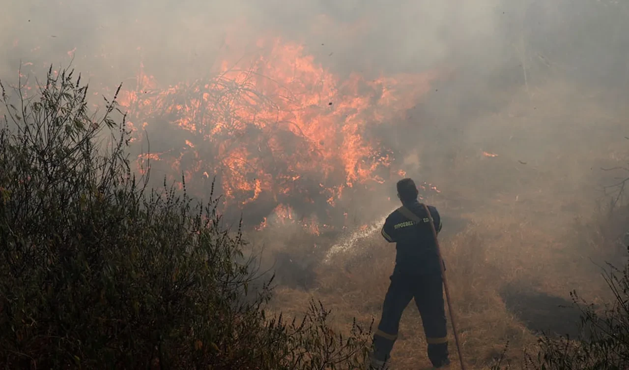 Çoğunlukla Türklerin yaşadığı Batı Trakya'da orman yangını: Alevler yaklaştı, tahliye başladı