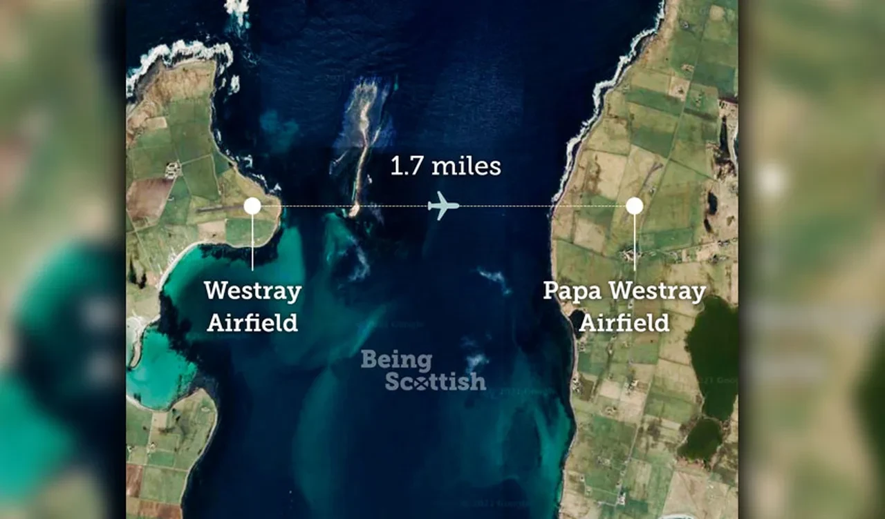 İki ada arası 53 saniyelik uçak yolculuğu! 60 senedir dünyanın en kısa tarifeli uçuşu