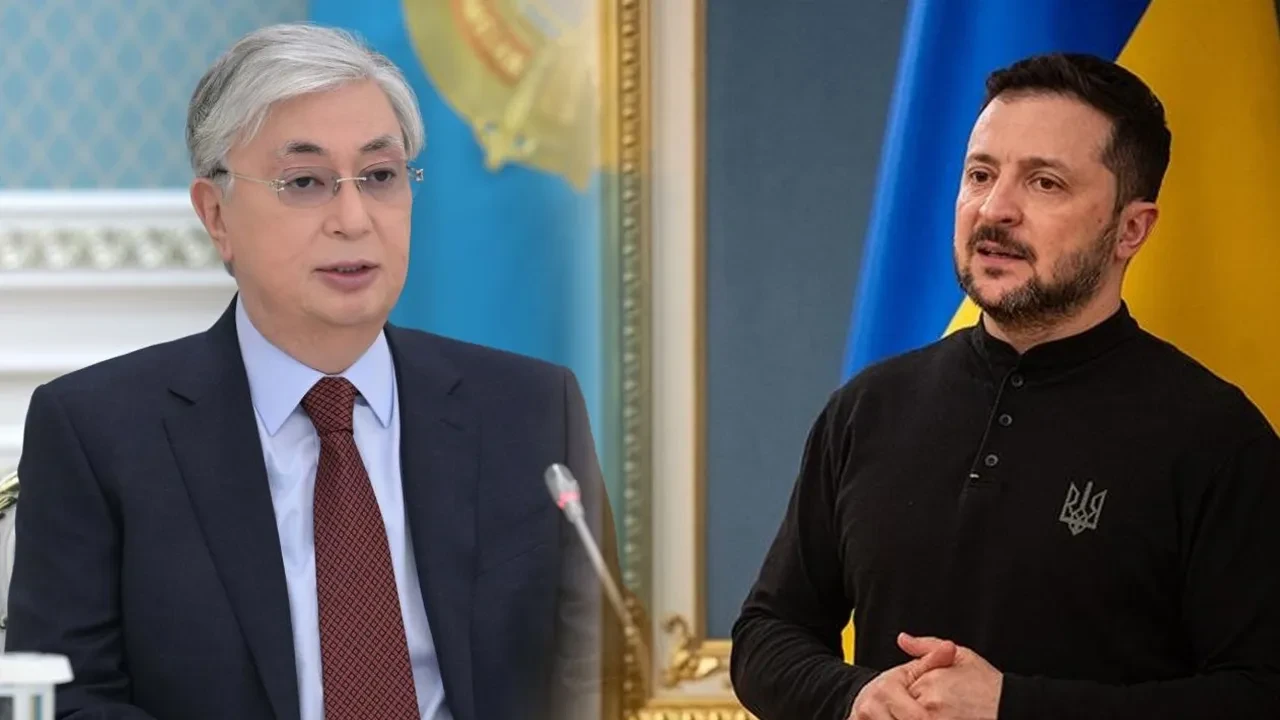 Kazakistan Cumhurbaşkanı Tokayev, Ukrayna lideri Zelenskiy ile görüştü