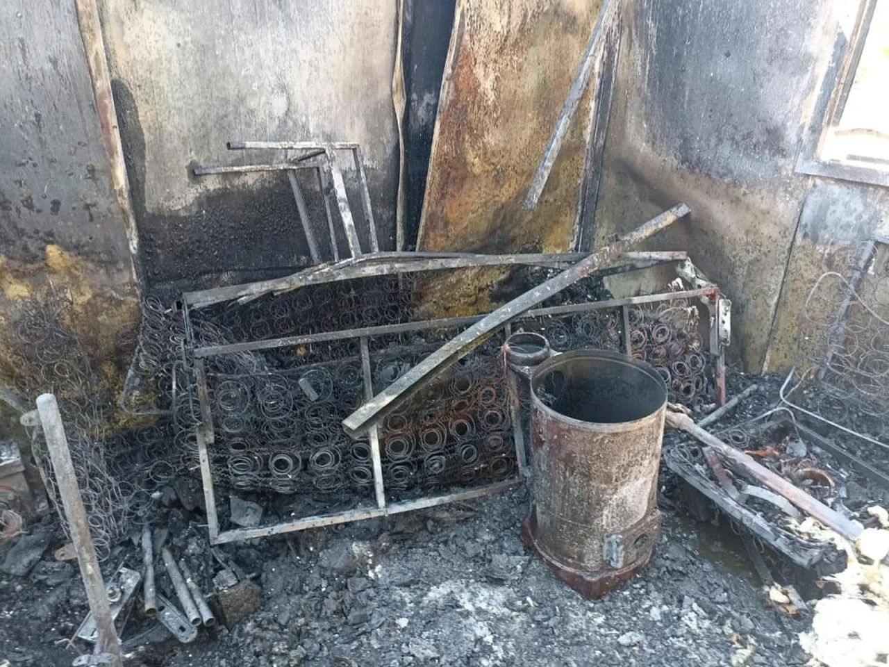 Malatya’da konteynerde yangın: Alevler bir anda her tarafı sardı!