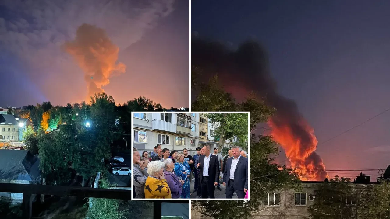 Ukrayna'dan Rusya'ya İHA'lı saldırı! Endüstriyel tesis havaya uçtu