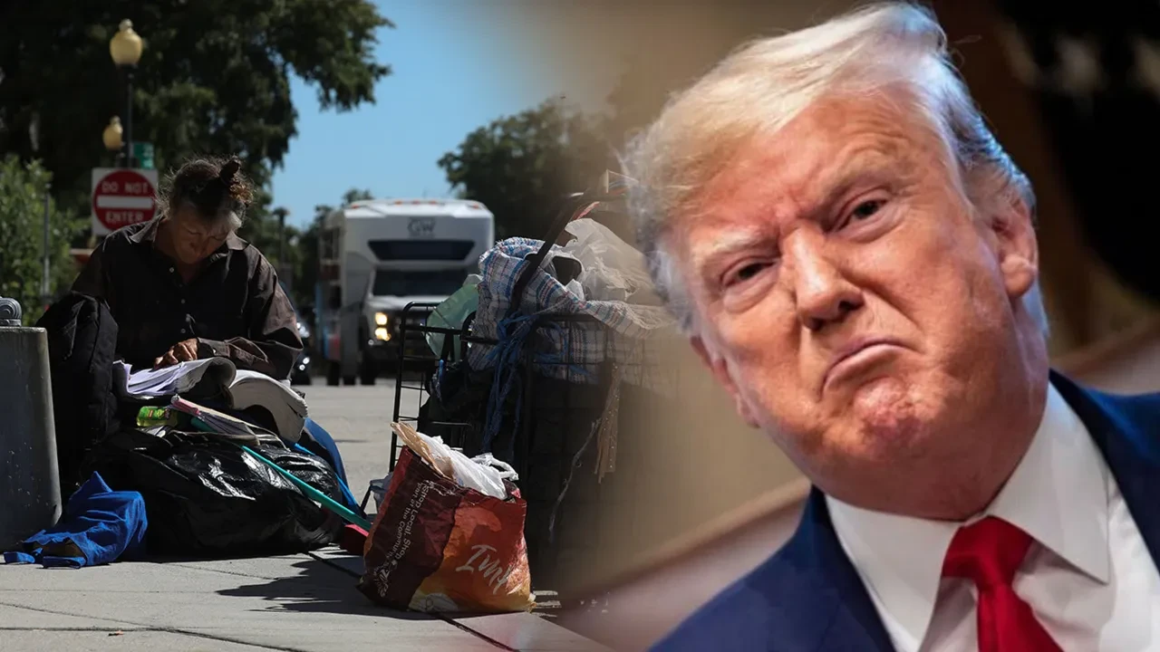 ABD lideri Trump şimdi de hedefine evsizleri aldı: Sizi buradan uzaklara taşıyacağız