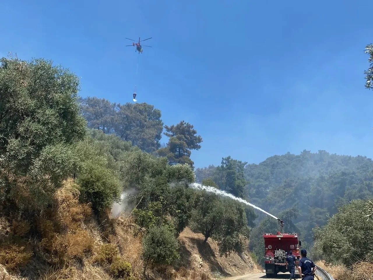 Çanakkale'de orman yangını! Tahliyeler başladı, uçuşlar durdu: Trafiğe çıkmayın 