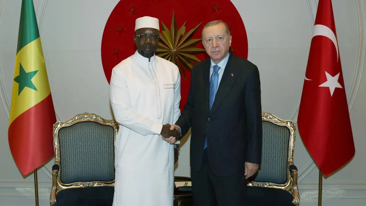 Cumhurbaşkanı Erdoğan, Ousmane Sonko'yu kabul etti