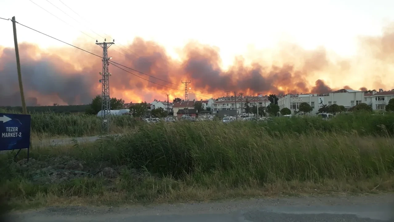 Edirne Enez yangın son durum ne söndürüldü mü?