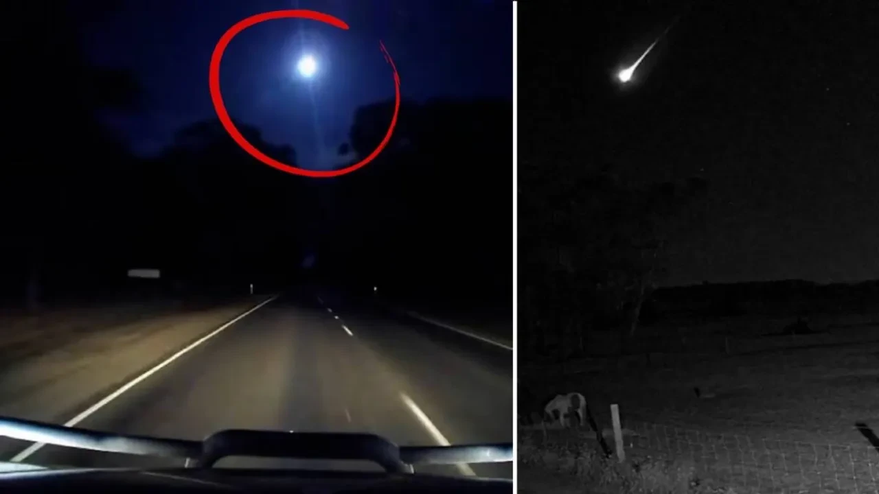 Gece yarısı aniden ortaya çıktı, patlama sesiyle paniğe yol açtı!