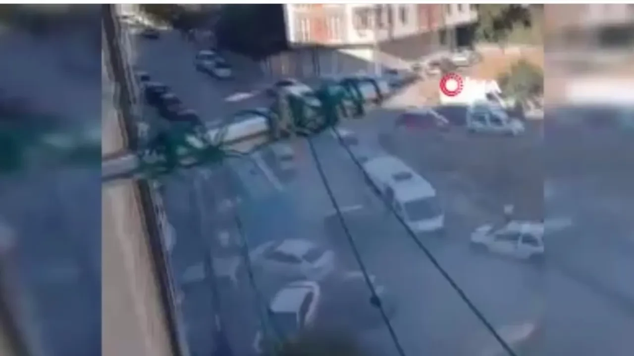 Magandalar yine ortalığı birbirine kattı! Havaya ateş açtıkları anlar kamerada