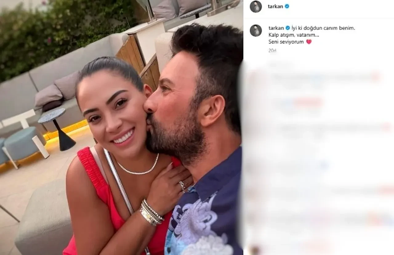 Tarkan'dan aylar sonra paylaşım! Eşi Pınar Tevetoğlu’nun doğum günün kutladı 