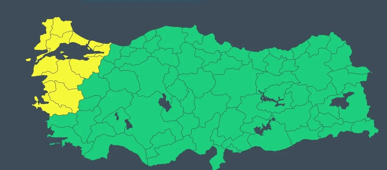 İstanbul'da fırtına alarmı! Meteoroloji'den 10 ile sarı kodlu uyarı