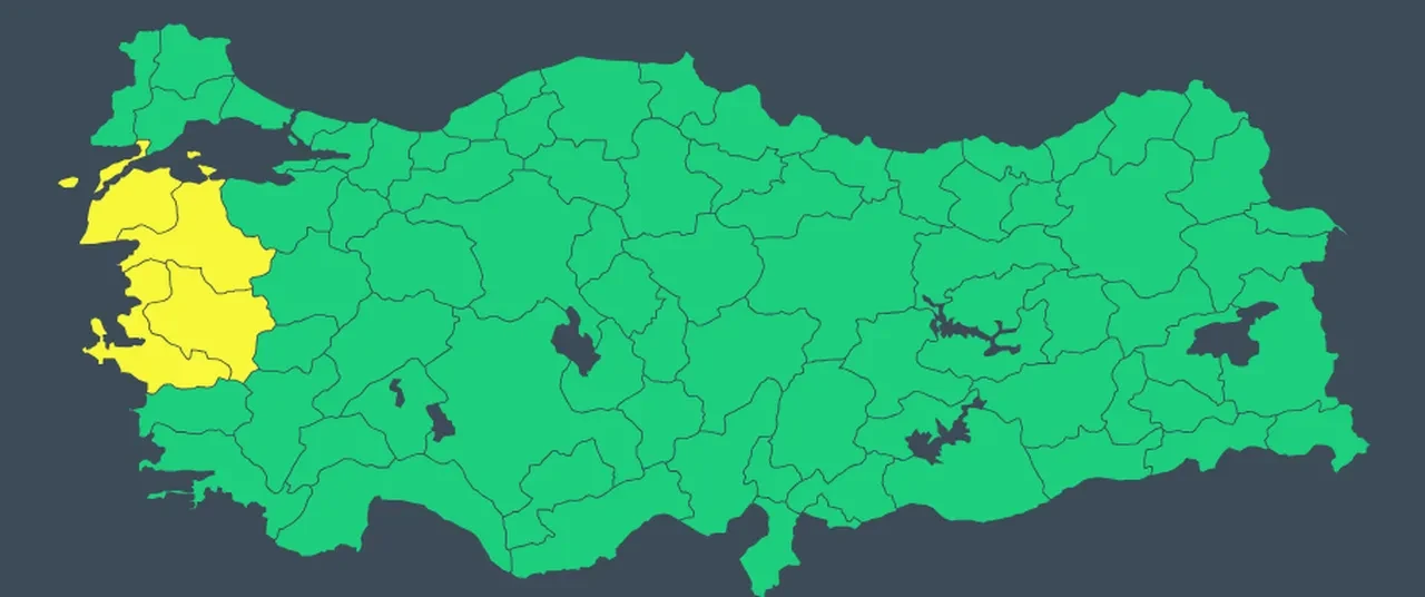 Meteoroloji 4 ilde sarı kodlu alarm verdi: Fırtına, sağanak ve sıcak hava bir arada
