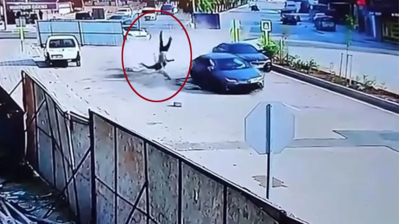 Alkollü sürücü dehşet saçtı! Korkunç kazanın yeni görüntüleri ortaya çıktı
