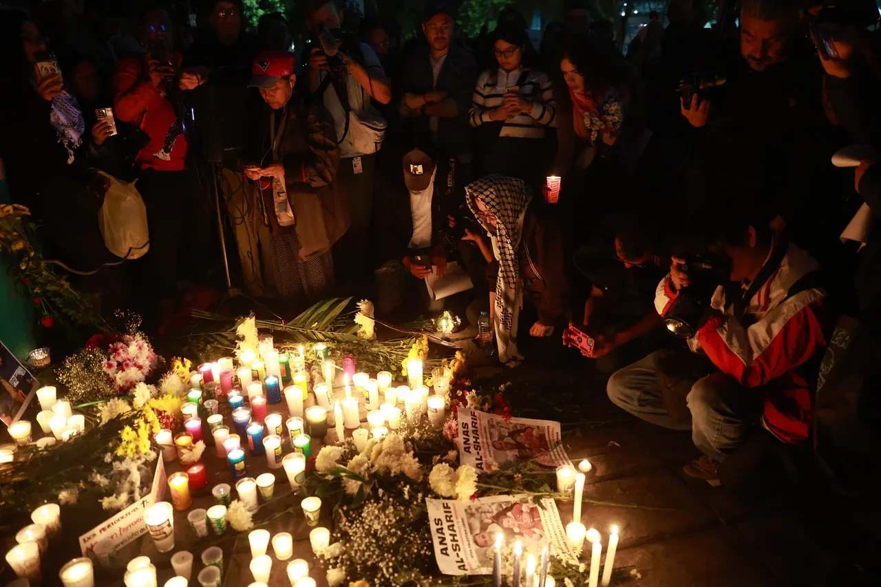 İsrail'in kasten öldürdüğü eş-Şerif için Meksika'da gösteri düzenlendi