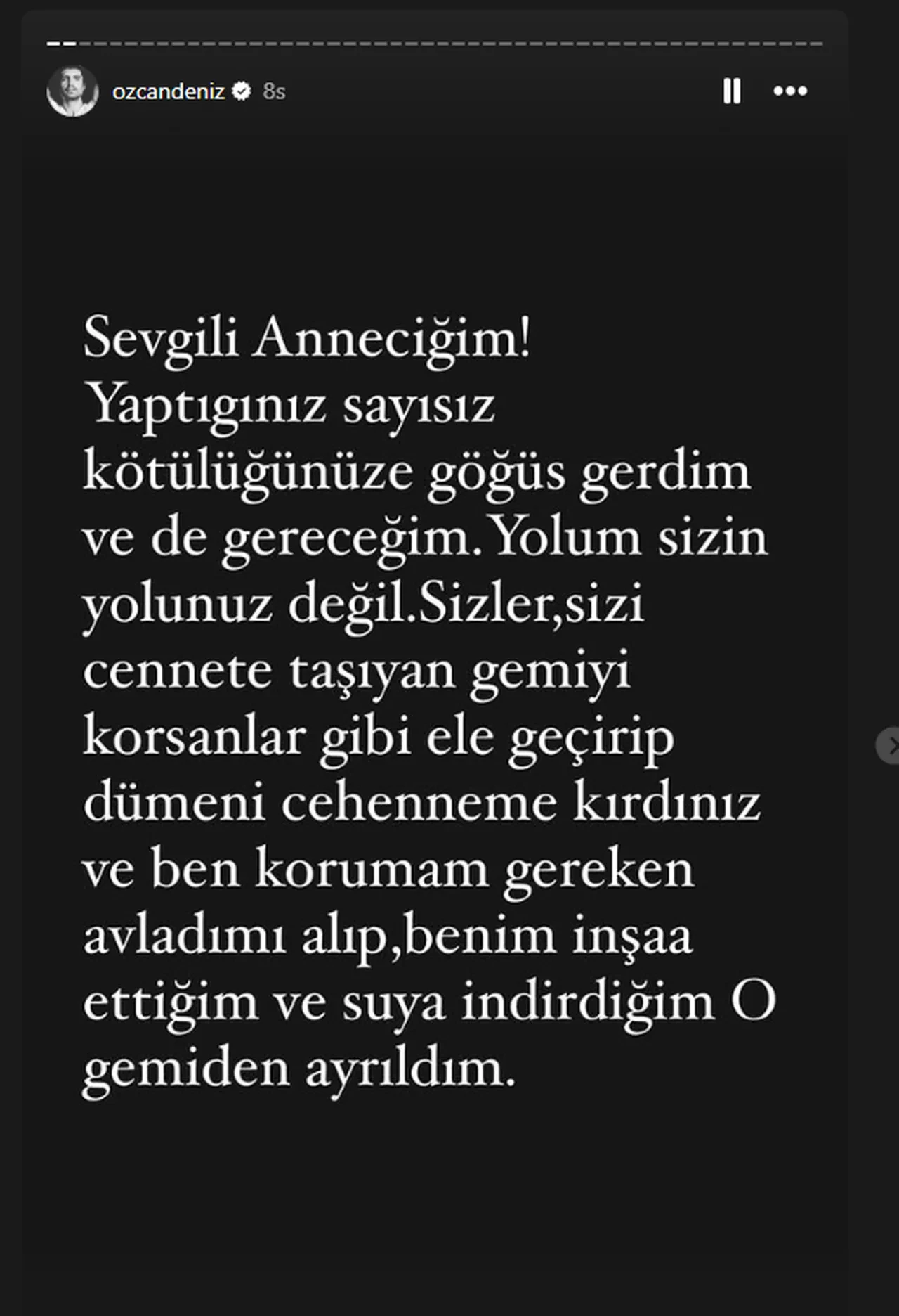 Özcan Deniz'in sözleri anne Kadriye Deniz'i çileden çıkardı! Oğlunu sildi