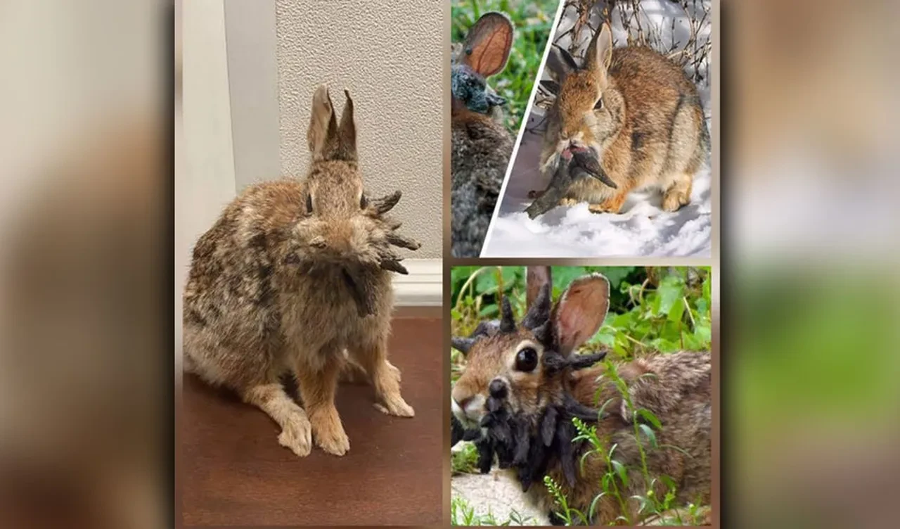 Tavşanların korkutan değişimi: Boynuzları, dokunaçları çıktı! Uzmanlar uyardı
