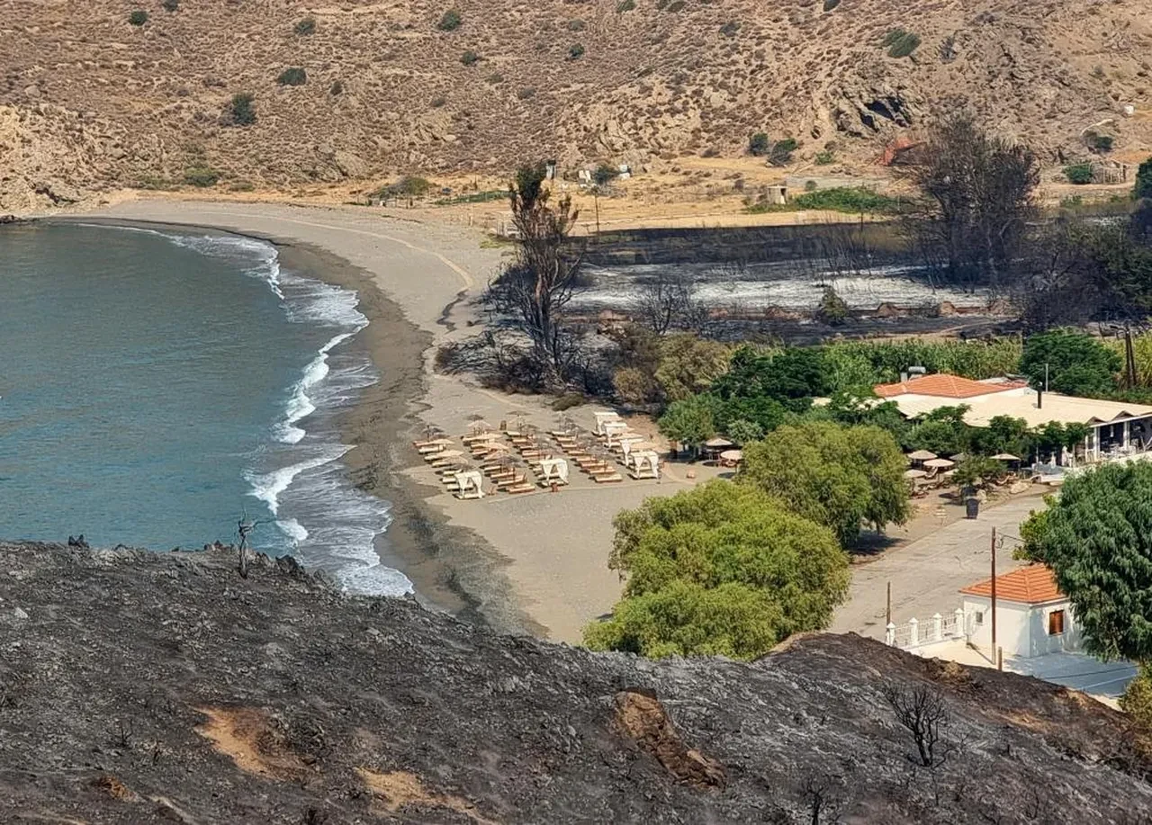 Yunanistan'ı orman yangınları felaketi sardı, yerleşim yerleri de küle döndü: Yaralılar var