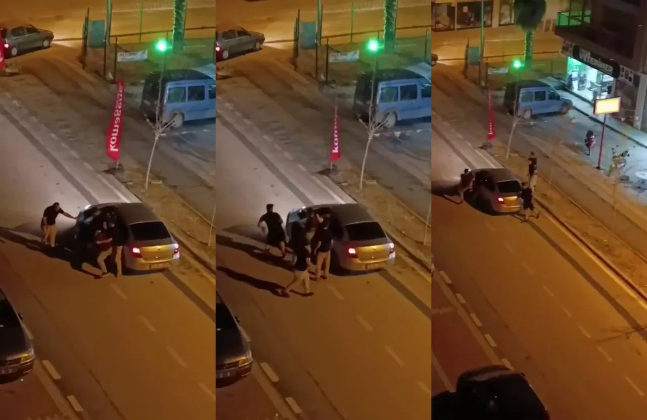 Bursa meydan muharebesi! Trafikte çıkan tartışma ortalığı savaş alanına çevirdi