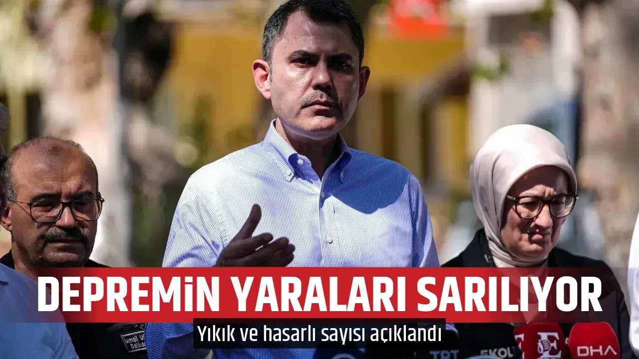 DEPREMİN YARALARI SARILIYOR