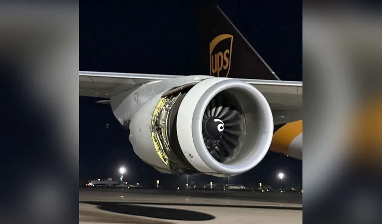 Havaalanında korkutan anlar! Uçağın motoru piste sürttü, facianın eşiğinden dönüldü