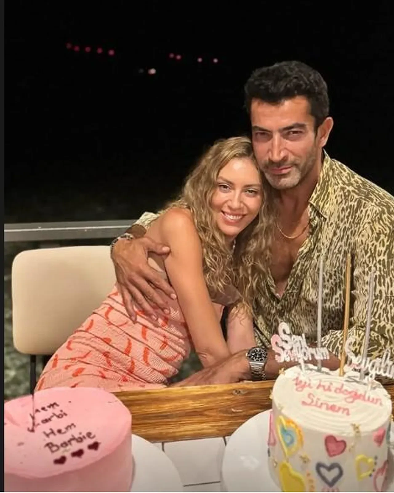 Kenan İmirzalıoğlu'ndan eşi Sinem Kobal'a romantik doğum günü sürprizi
