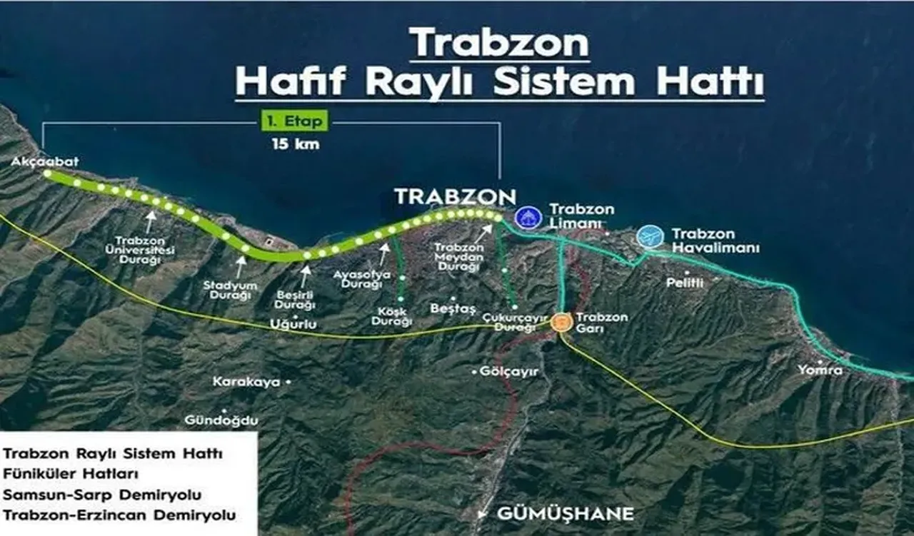 Bakan Uraloğlu açıkladı: Trabzon Raylı Sistem Hattı 500 bin kişiye hizmet edecek