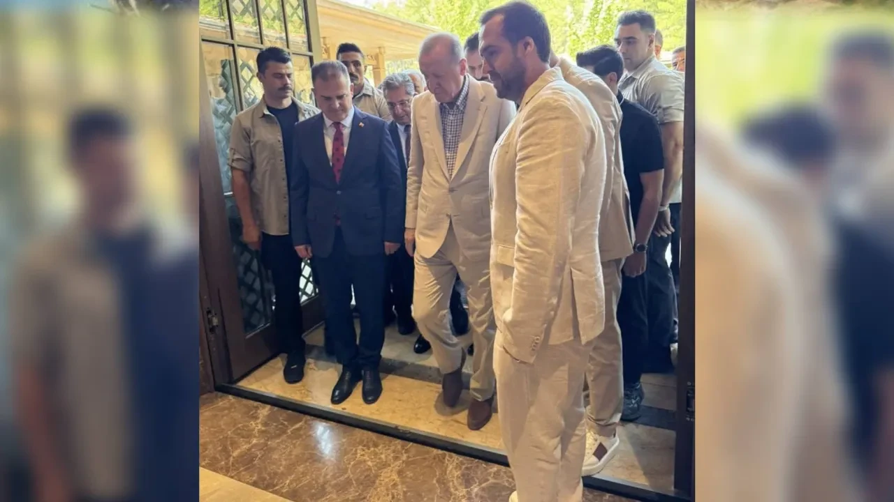 Cumhurbaşkanı Erdoğan'ın yazlık takımı gündem oldu! 