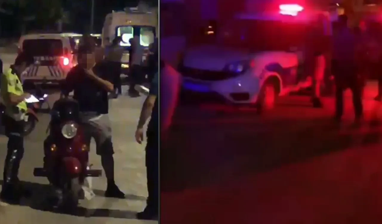 Yol verme tartışması kanlı bitti! Sürücü ve ailesine dehşeti yaşattılar