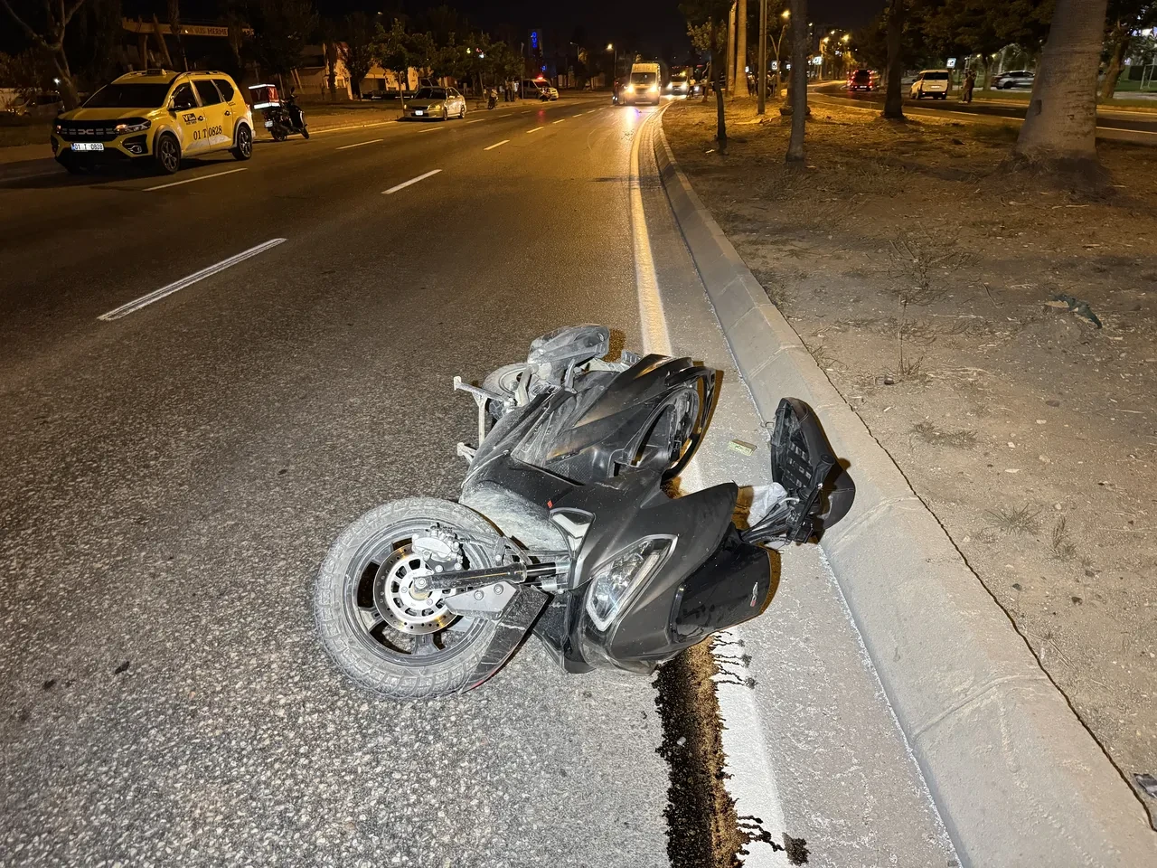 Adana'da motosiklet kazası: 1 ölü, 1 ağır yaralı