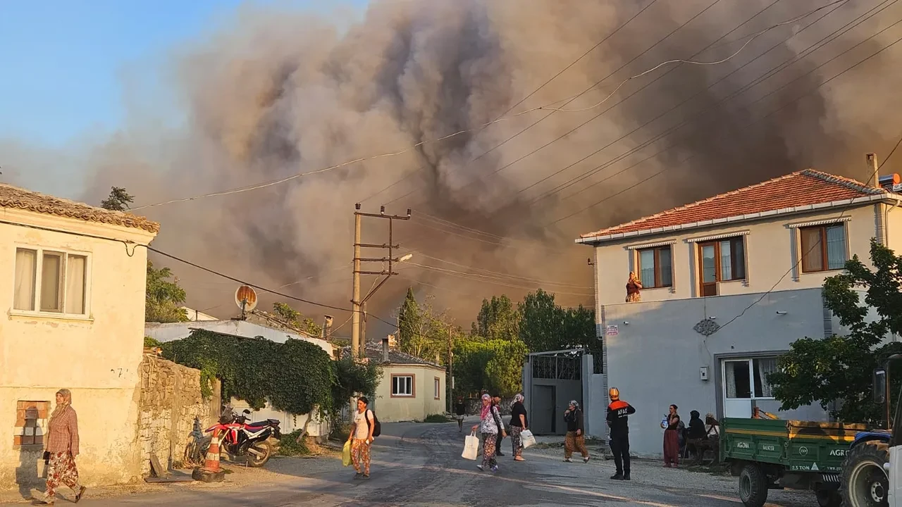 Çanakkale'de yine alevler yükseldi! Gelibolu'da yangın sürüyor