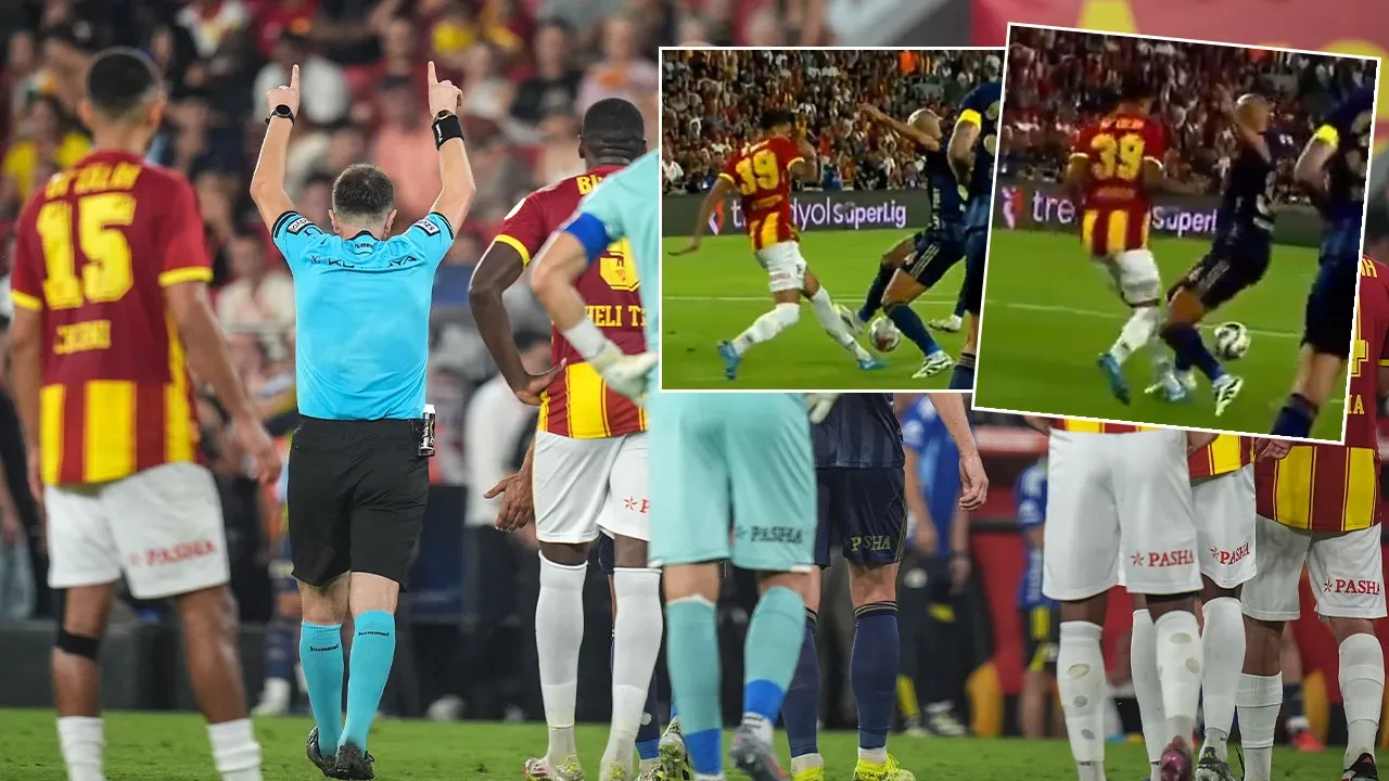 Göztepe - Fenerbahçe maçına damga vuran pozisyon! Trio ekibi yorumladı: Penaltı ve sarı kart olmalıydı