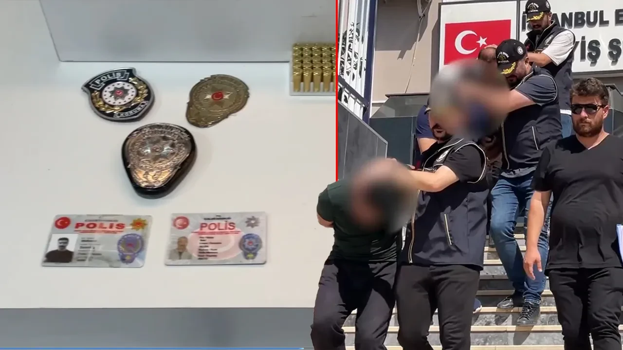 İstanbul'da 4 ilçede sahte polis operasyonu! Tek tek yakalandılar