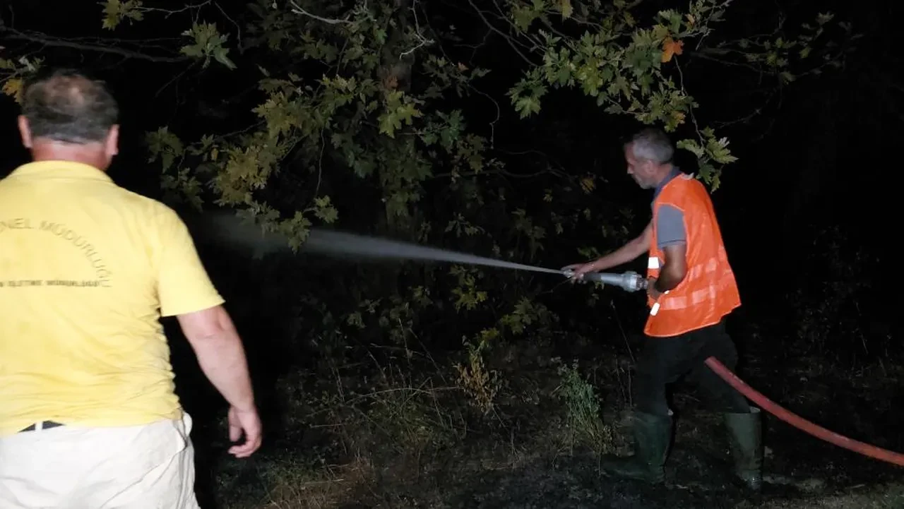 Samsun'da korku dolu anlar! Yanan tırı 8 kilometre sürdü