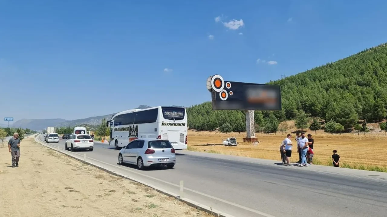 Sollama isteği tarlada son buldu! 1 kişi ölüm-kalım mücadelesi veriyor