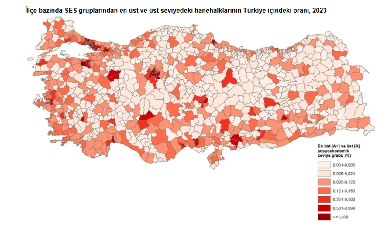 Türkiye’nin sosyoekonomik karnesi açıklandı! İşte zirvedeki il ve ilçeler