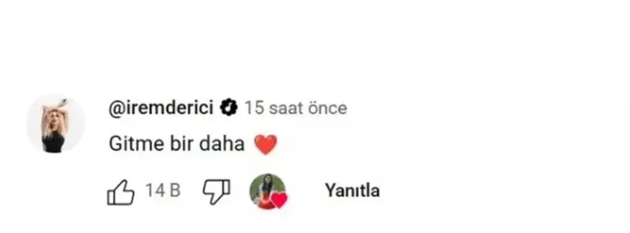 Banu Berberoğlu iki yıl sonra geri döndü! İrem Derici'den yorum gecikmedi