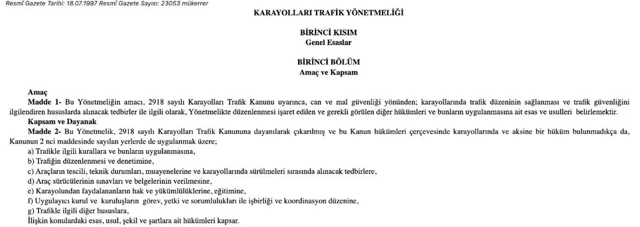 Araçlara kamera zorunluluğu Resmi Gazete