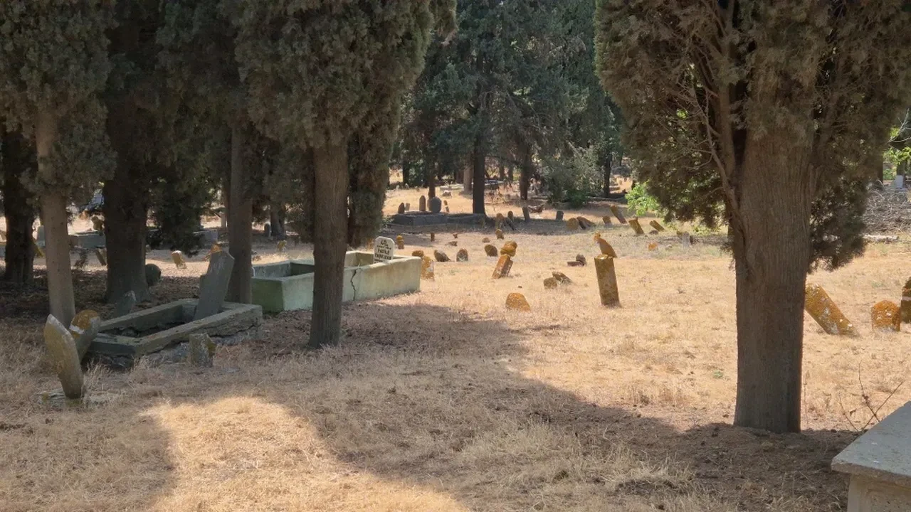 Osmanlı mezarları definecilerin hedefinde! Tepki çeken görüntülere inceleme başlatıldı