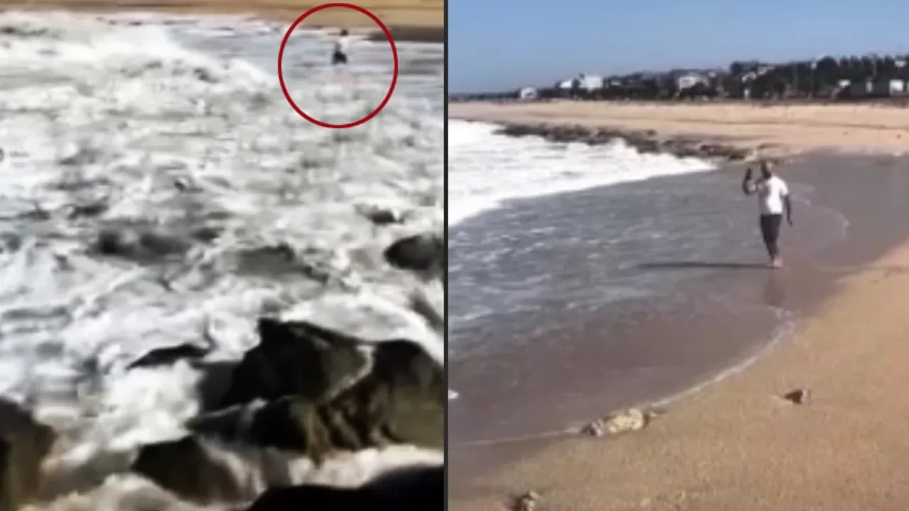 Son görüntüleri ortaya çıktı! Fotoğraf çekmek için denize girdi, gözden kayboldu