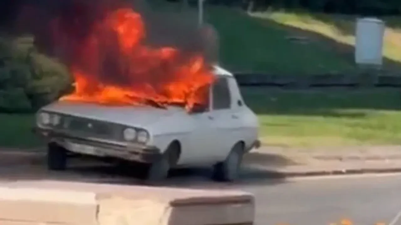 TBMM önünde 'Beyaz Toros' yakan kişi tutuklandı