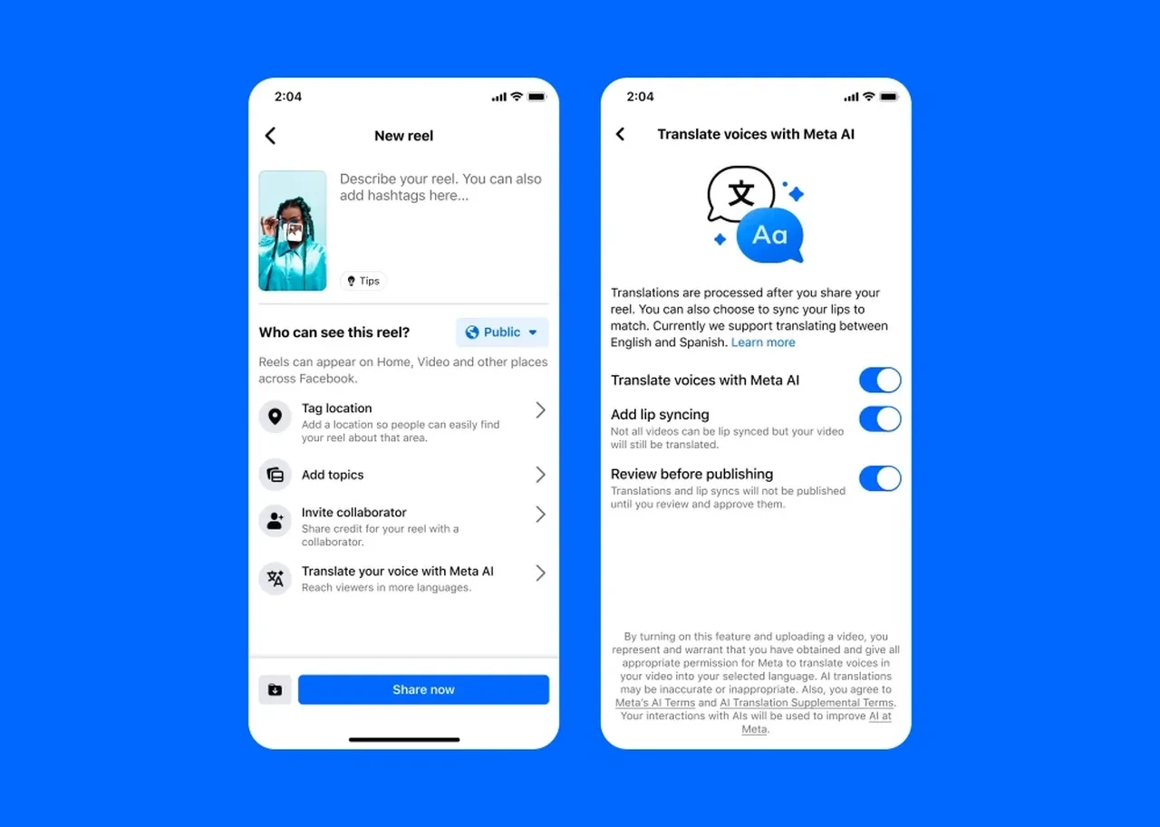 Instagram, Reels videolarında yapay zeka destekli dublaj dönemini başlatıyor
