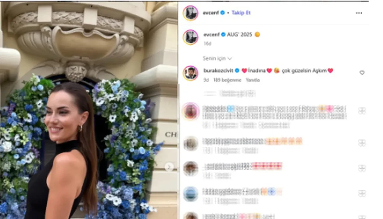 Boşanma iddialarına Burak Özçivit son noktayı koydu! Hamlesi Fahriye Evcen'i gülücüklere boğdu 
