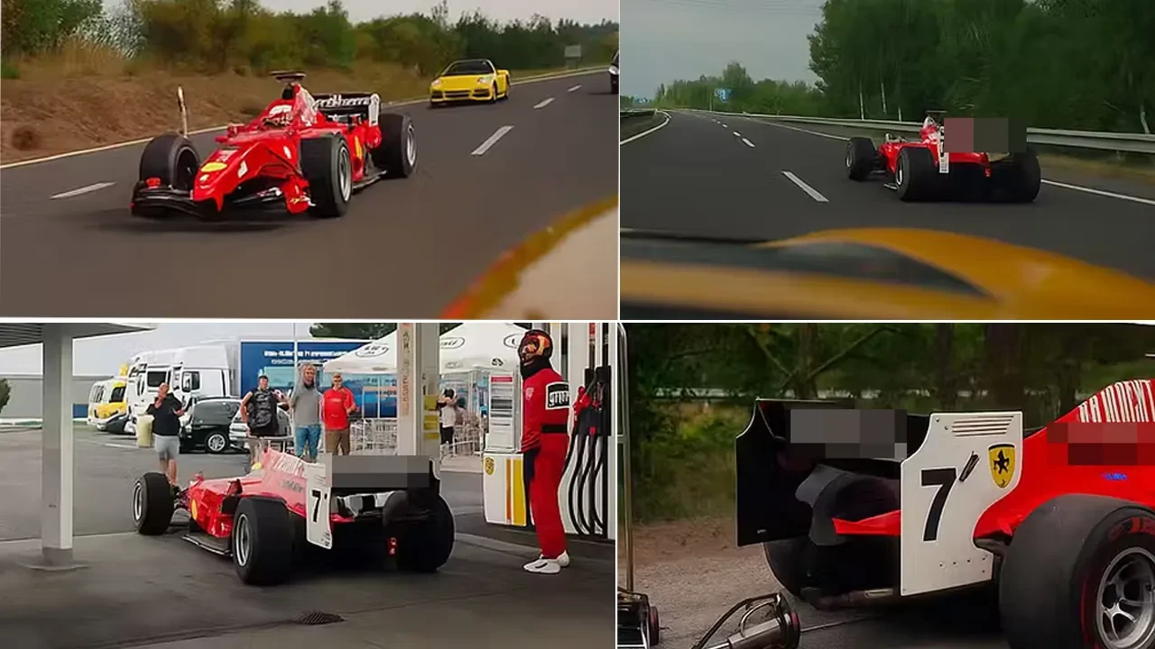 Formula aracıyla şehri birbirine kattı! Polis her yerde sürücüyü arıyor