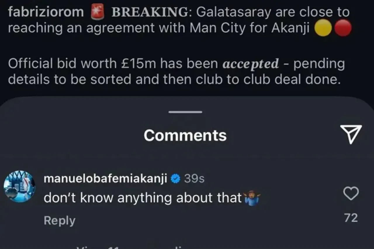 Galatasaray'a Akanji bombası! Yıldız oyuncudan cevap geldi