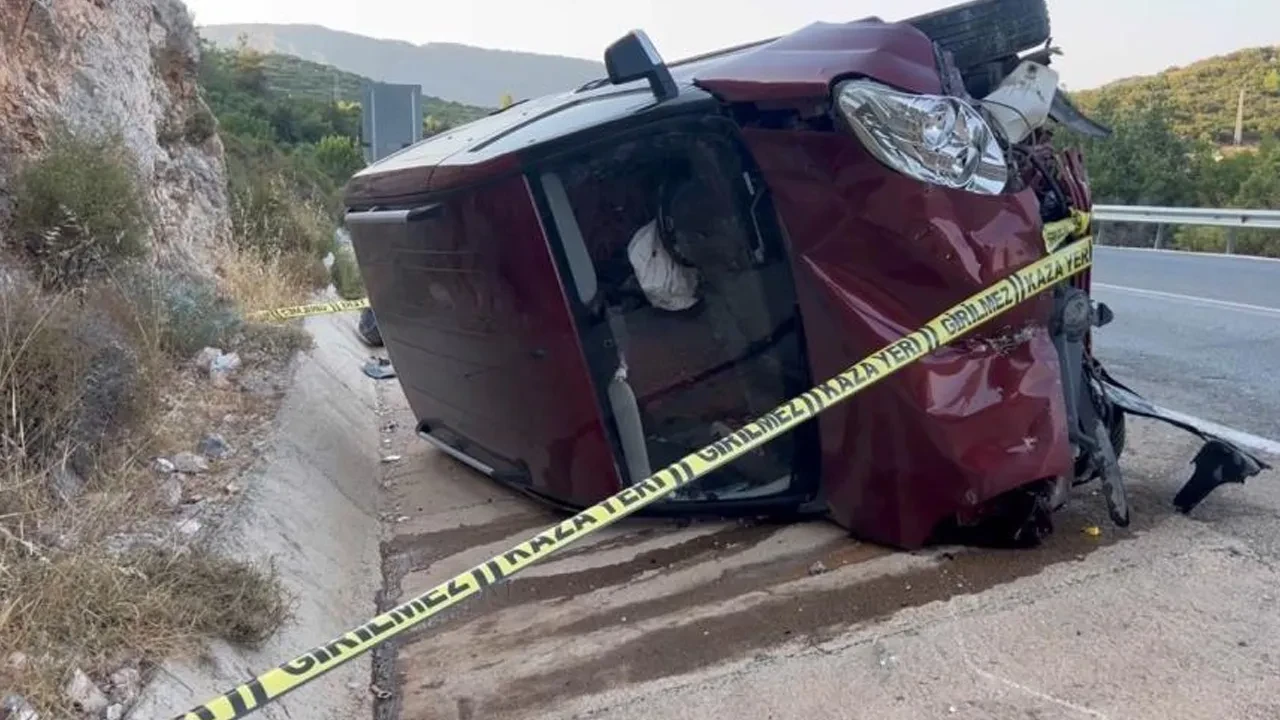 Kontrolden çıktı, şarampole düşüp yan yattı: Çok sayıda yaralı var