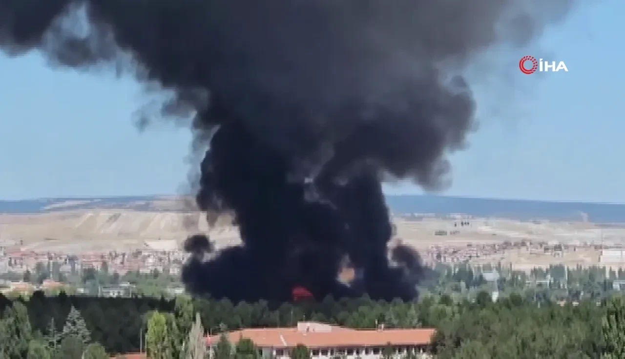 Kütahya Hava Er Eğitim Tugay Komutanlığı'nda yangın!