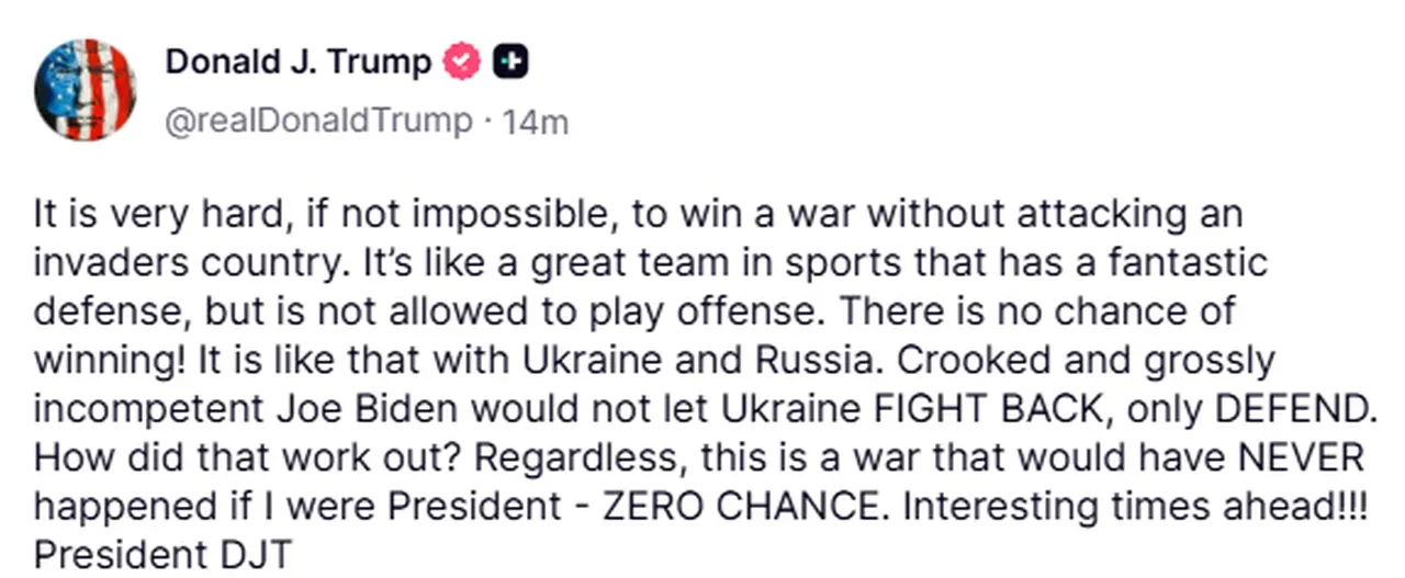 Rusya-Ukrayna konusunda bir kez daha Joe Biden'ı hedef aldı! Trump: İlginç zamanlar bizi bekliyor