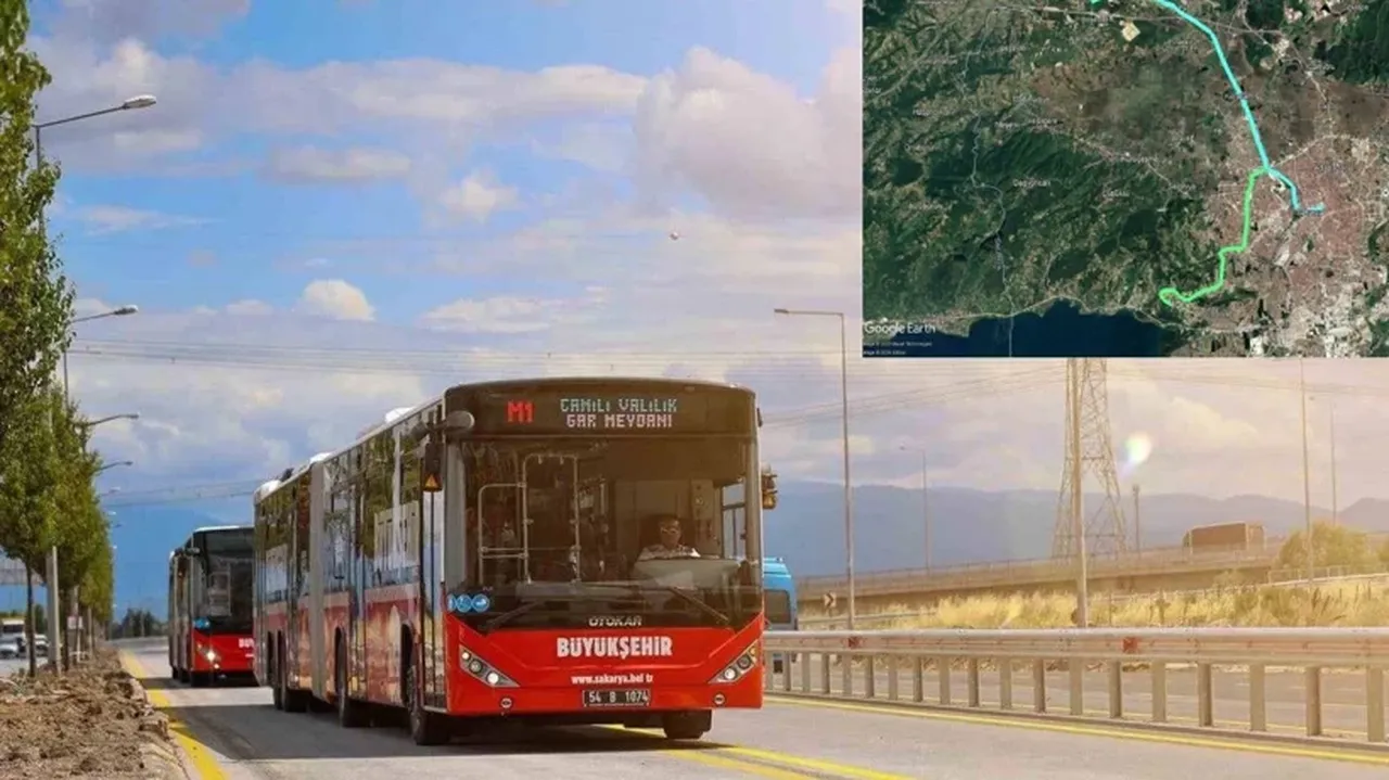 Sakarya'ya metrobüs geliyor! 1 saatlik yolculuk 30 dakikaya düşecek 